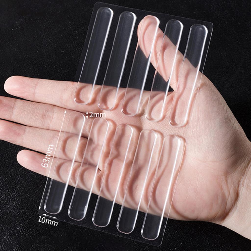 Self Adhesive Buffer Pads Anti-collision Stickers Silicone Door Stopper Cabinet Bumpers Wall Protector Furniture Anti-crash Pad