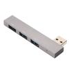 Мини-концентратор USB3.0 3 в 1 1xUSB3.0 2xUSB2.0 5 Гбит/с Портативный высокоскоростной многофункциональный USB-концентратор из алюминиевого сплава
