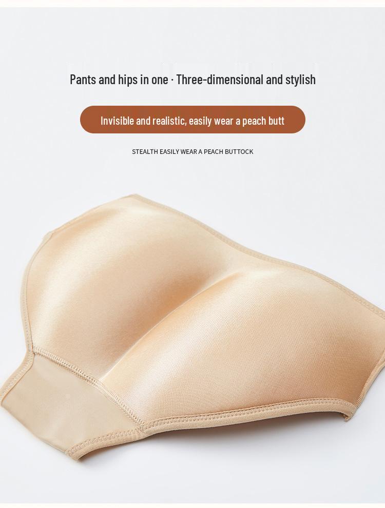 Low-Waist Hip-Lifting Tummy Control Padded Panties for a Shapely Look, Plus Size Available