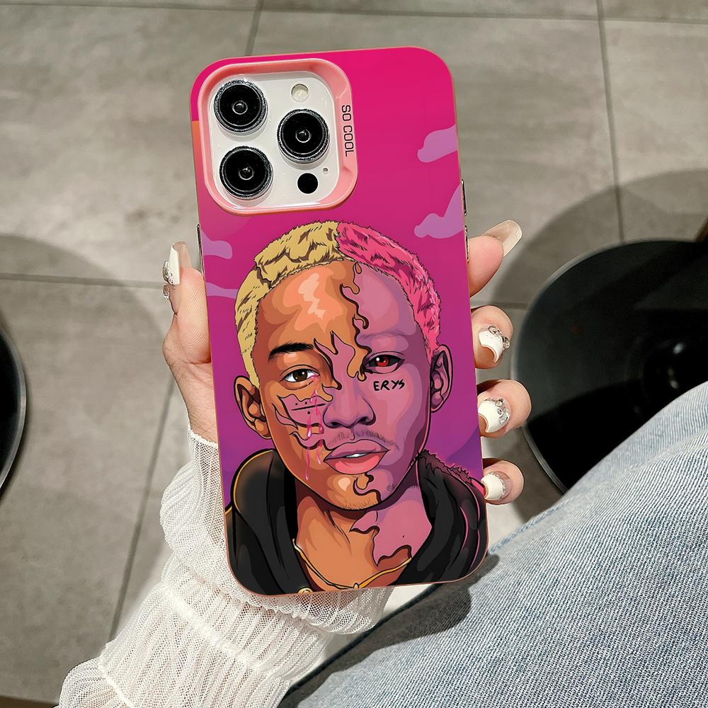Jaden Smith Pink Translucent Mobile Phone Case for iPhone 17 16 15 14 13 12 11 X XR XS Air Pro Max Plus Colorful Cover