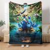 Jungle Adventure Friends Blanket Soft Throw Blanket For Home Bedroom Bed Sofa Travel Office Solid Christmas Blanket