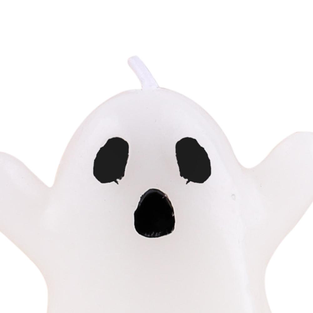 Halloween Cute Ghost Candle Creative Ghost Atmosphere Candle Multifunctional Desktop Ghost Candle for Home Bedroom