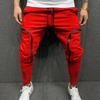 Autumn Pants Stylish Mid Waist Soft Men Pants Solid Color Drawstring Pants Autumn Pants Streetwear