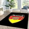 Arsenal Floor Rug Office Rug Suitable for Entryway Decorate room Hallway Outdoor Antislip Carpet Decorate Offices Perfect Gift for Women/Men