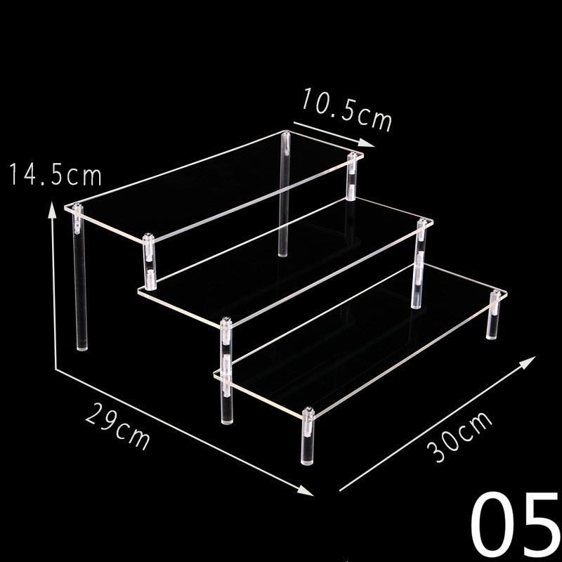 Acrylic Toy Display Stand Toy Model Car Accessories Transparent Perspex Shelf