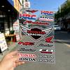 FOR HONDA RACING All Purpose Reflective Waterproof Scratch Blocker Decal Car Bike Helmet Cup Refrigerator Decorative Stickers aih256