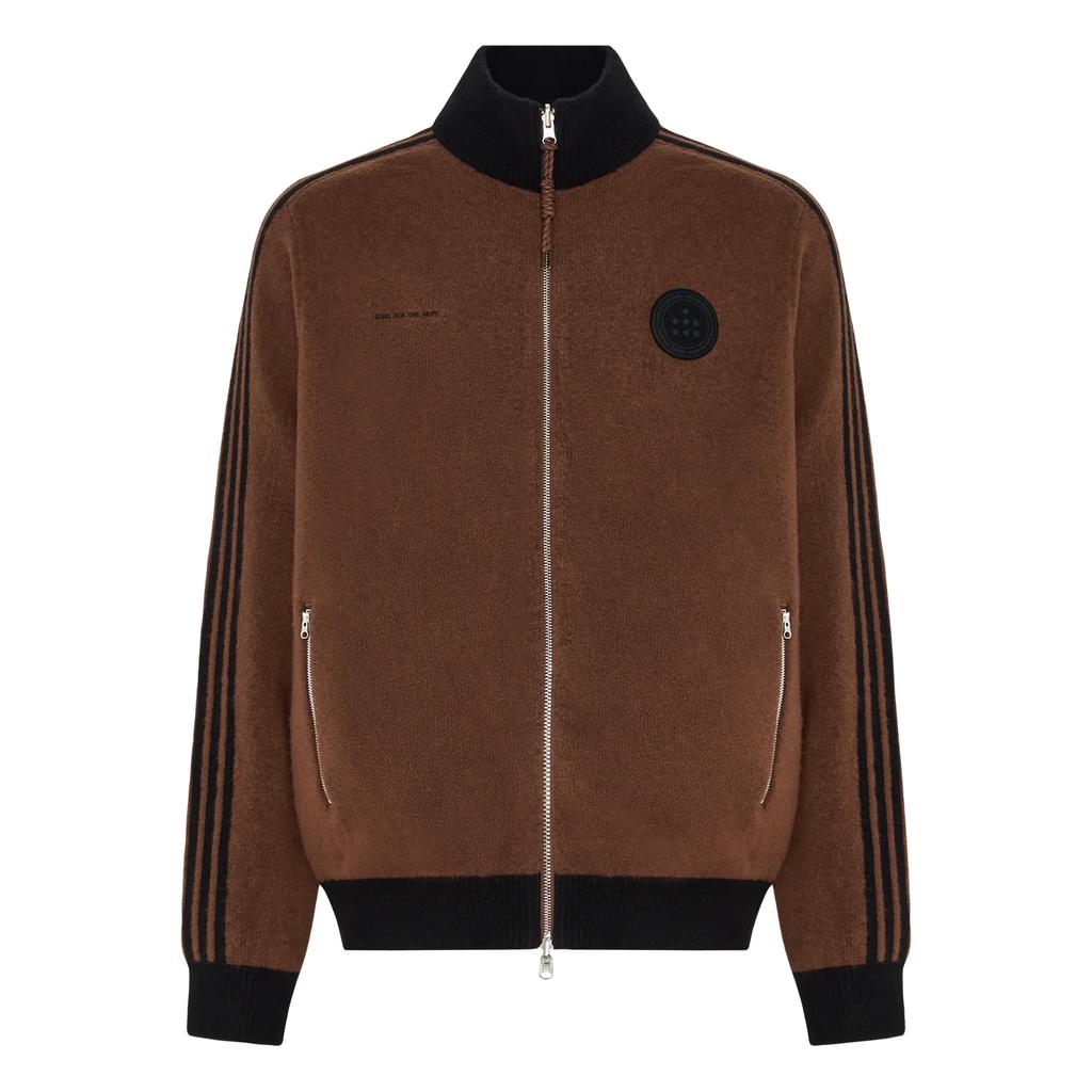 Unisex Adidas Originals X SONG FOR THE MUTE Knitwear Unisex Brown Stand Collar Moderate