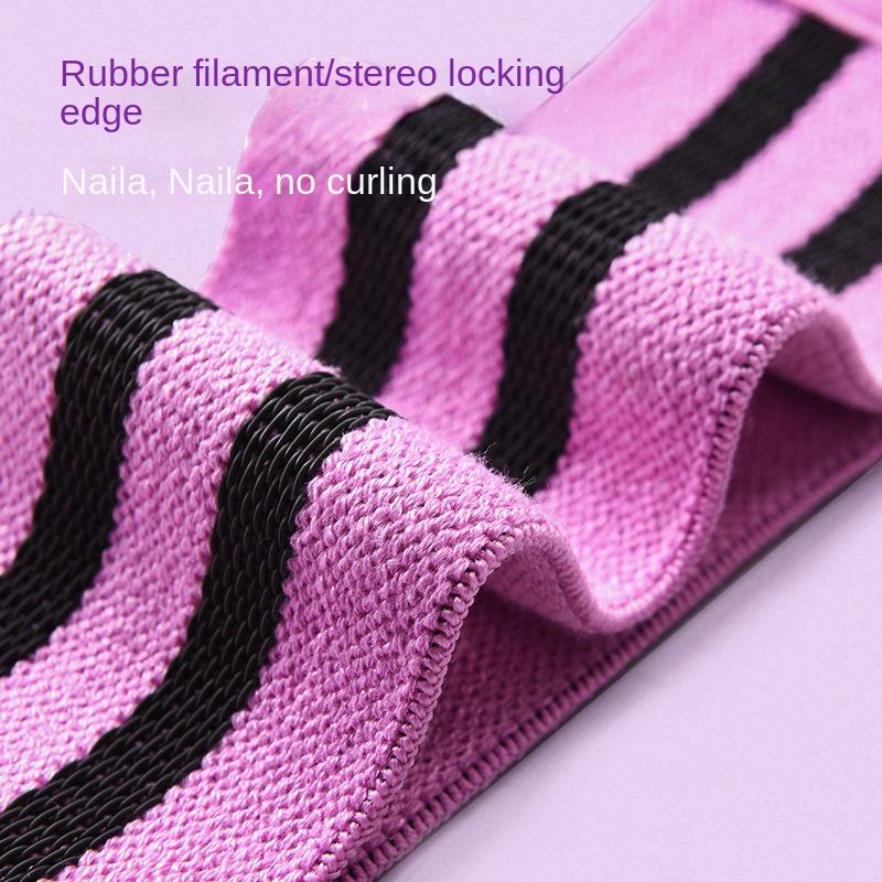 Упражнение приседание тренировка эластичная лента растяжения латекс шелк нескользящее кольцо для укрепления бедер