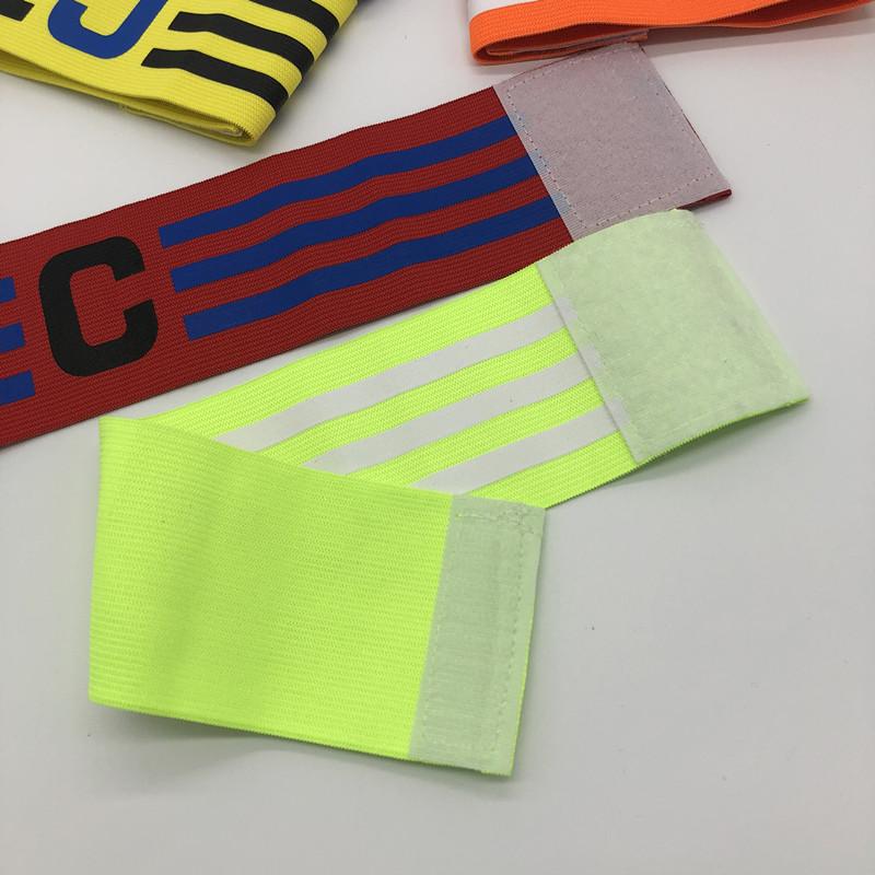 1 Pcs Professional Football Armband Nylon Adjustable Soccer Arm Band Soccer Captain Armband Group Armband 6
