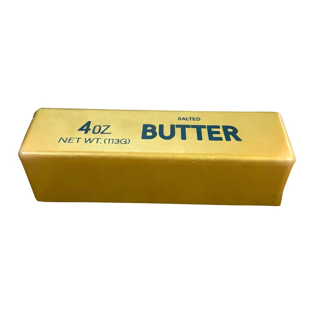 Butter Stick Shaped Stress Relief Toy Soft Squeezable Material 13 5cm Realistic Design for Desk Decoration and Play