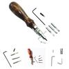 Многофункциональный инструмент для работы с кожей 7 в 1 Набор инструментов для шитья и сгибания кожаных кромок