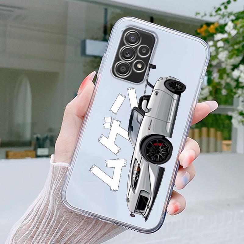 Чехол для спортивного автомобиля JDM Tokyo Drift для Samsung A15 A13 A35 A55 A51 A71 A41 A31 A21S A05 A17 A23 A25 A33 A53 A73 5G A07 4G