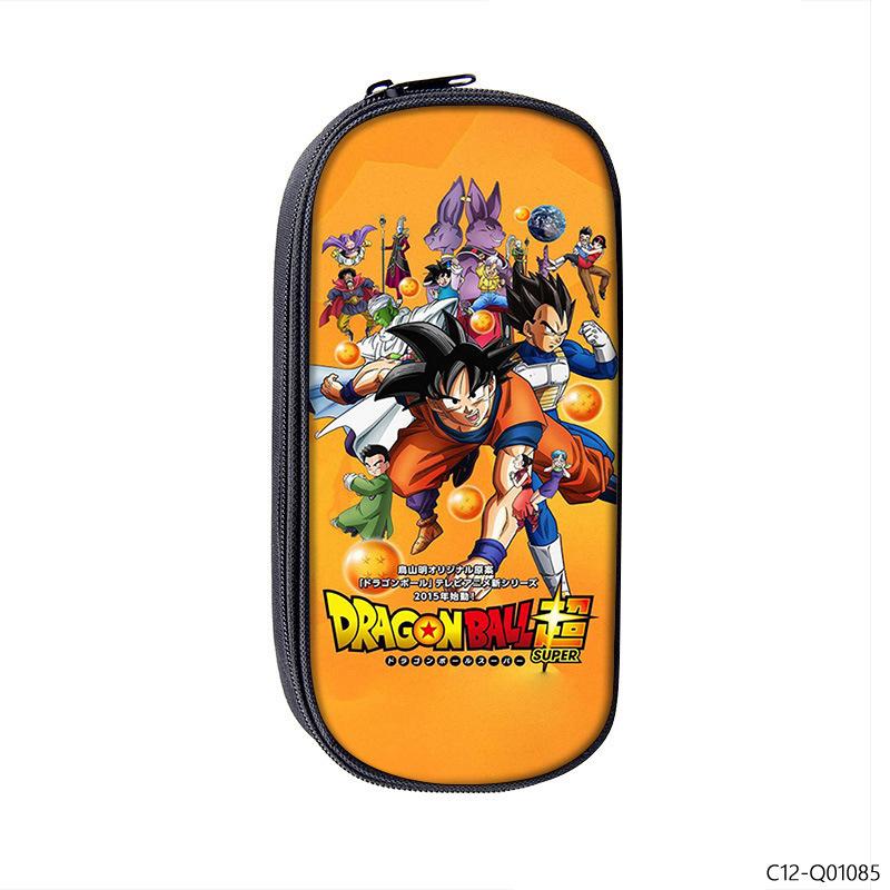 Полиэстеровая пенал с принтом Dragon Ball, Школьная пенал для канцелярии, Портативный пенал, Многофункциональная сумка для хранения