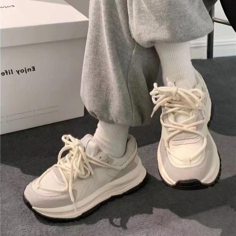 Туфли Forrest Gump на платформе для папы, женская универсальная обувь для весны и лета 2025 года, новая нишевая легкая повседневная спортивная обувь для студентов