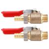 2Pcs Ball Valve 1 4 Multilayer Silicone Corrosion Resistance Durable Air Compressor Accessories