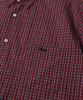 NODU Check Boxy Half Street Shirt [Red]