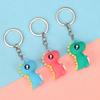 Cute PVC Women Cartoon Car Key Ring Bag Charm Pendant Christmas Gift Dinosaur Keychain