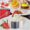 Stainless Steel Mousse Ring Cake Mold Baking Tools Kitchen Bakeware Cake Molds DIY Cupcake Salad Dessert Cake Decorting Tools