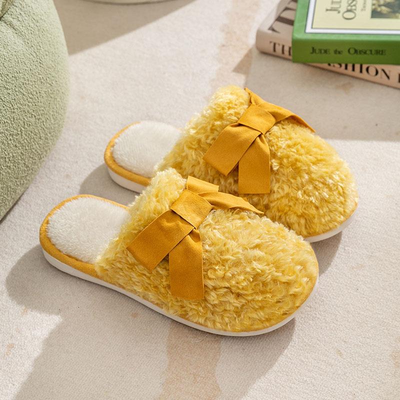 Домашние и уличные мужские и женские зимние домашние теплые пушистые тапочки для пар, плюшевая хлопковая обувь, женская обувь