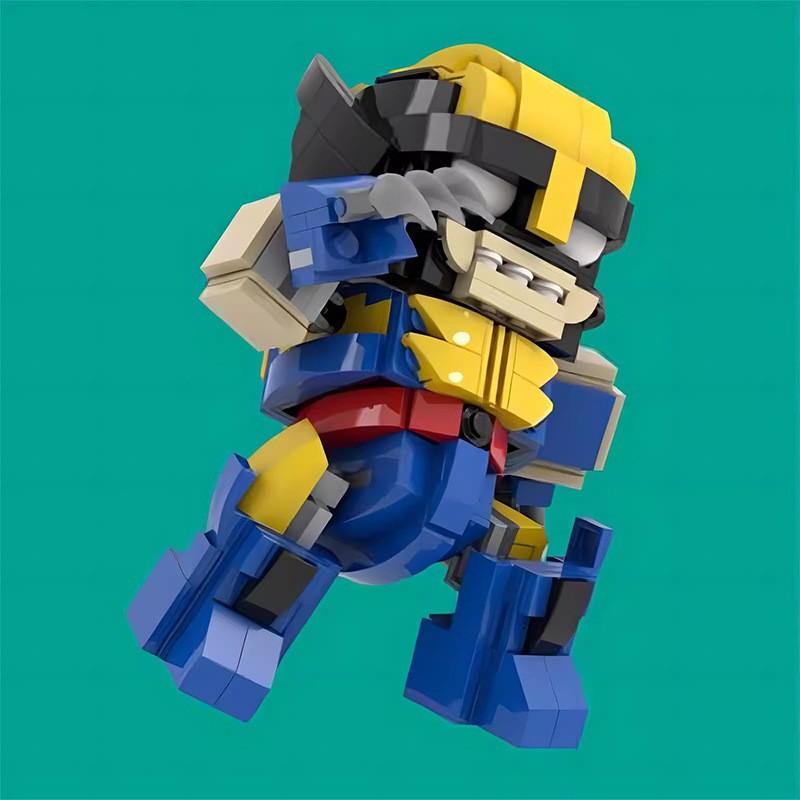 M Мелкий Строительный Блок Marvel Росомаха, Совместимый С Lego Конструкторы Периферия из Фильмов Детские Образовательные Игрушки