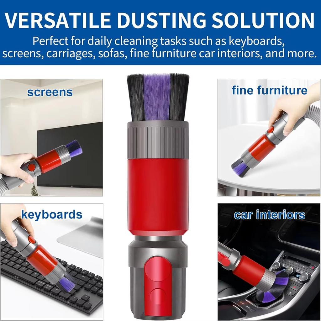 Ultra Fine Soft Bristles Brush for Dyson V11/V10/V8/V7 Vacuum Cleaner Dust Removal Cleaning Tool