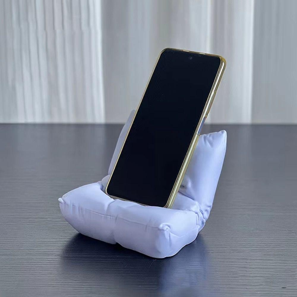 Charger Hole Sofa Phone Holder Mobile Stand Chair Phone Rack Universal Phone Bracket Movie TV