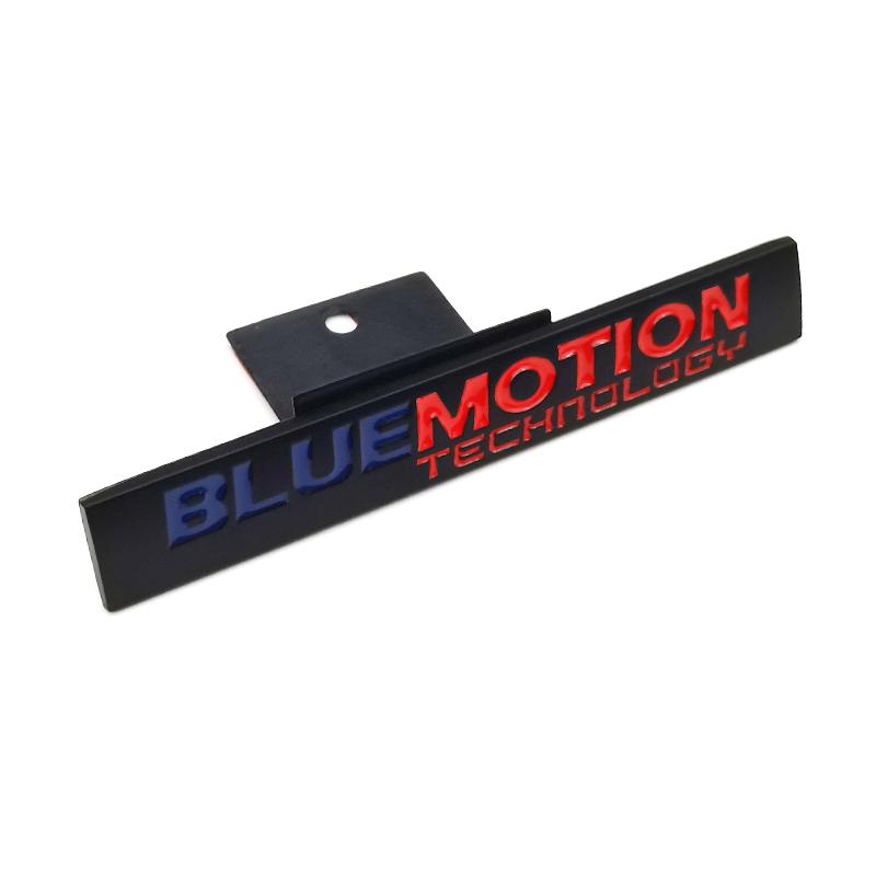 3D Metal JK29 Logo Bluemotion Emblem Car Front Grill Badge Rear Trunk Sticker for VW Blue Motion Sticker Accessories