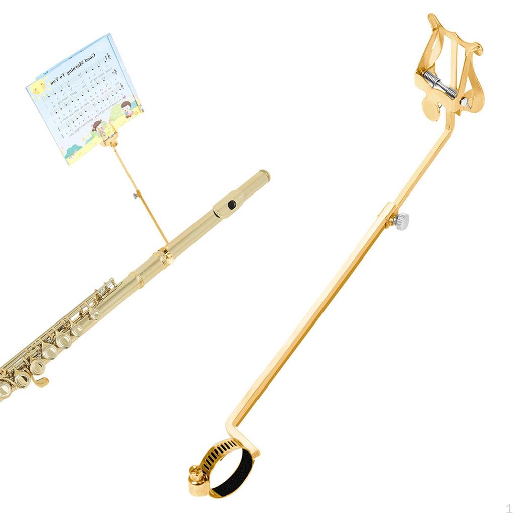 Music Sheet Clip Clarinet Lyre Portable Universal Instrument Accessory Professional Marching