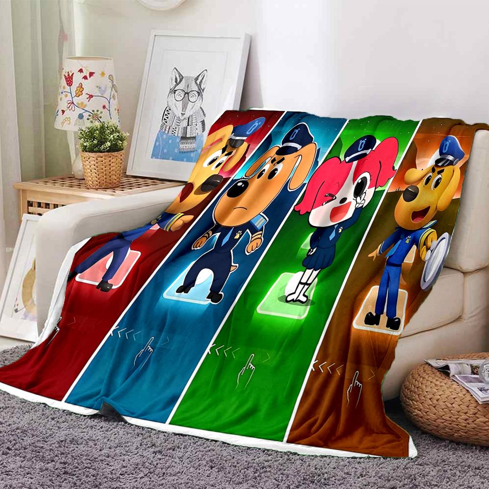 1Pc Paw Patrol Sky Rescue Blanket For Couch Bed Plush Cozy Fuzzy Blanket Super Soft Warm Blankets For Fall And Winter 091838