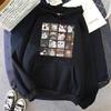 Funny Meme Cats Cartoons Print Women Hoody Hip Hop Crewneck