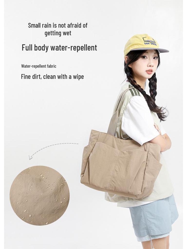 Versatile Large Capacity Japanese Tote: Mommy, Sports, Yoga & Commuter Shoulder Bag