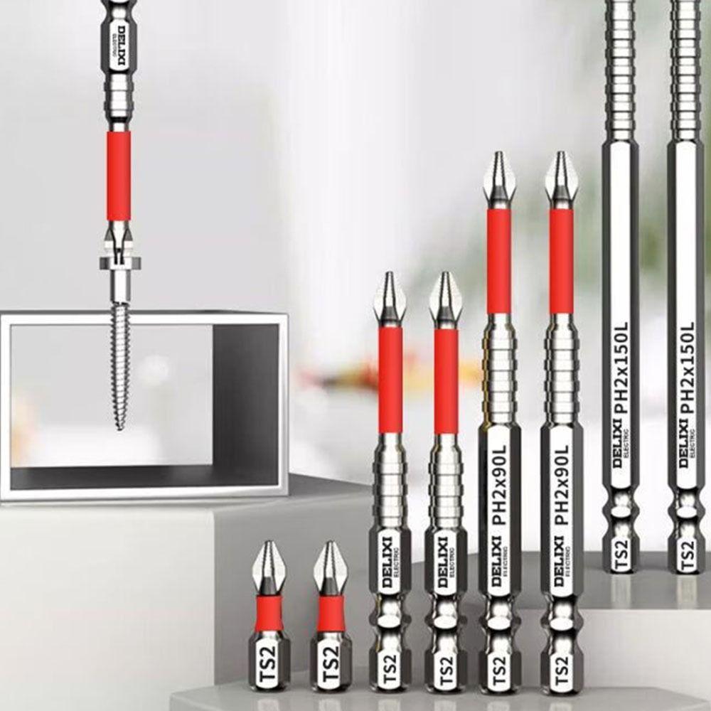 6/10/20pcs S2 Zinc Zinc Alloy Steel Cross Screwdriver  Head Non-slip Electric Screwdriver Bit  Electric Drill