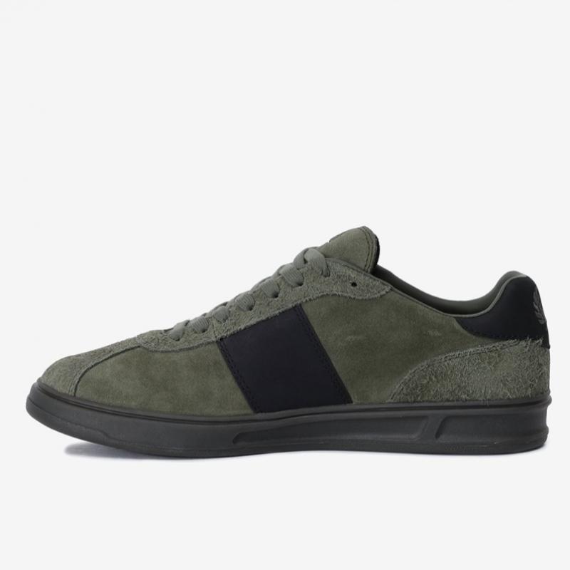 Fred Perry B4 Замшевые Хаки Кожаные Кроссовки Sfpm2438325 X92