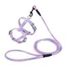 Adjustable Pet Harness Gradient Kitten Strap Collar Cat Collar Lead Leash  Small Animals
