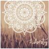 [A0144] - Коричневая канва «Бохо» (мандала - свобода) - 40x40см