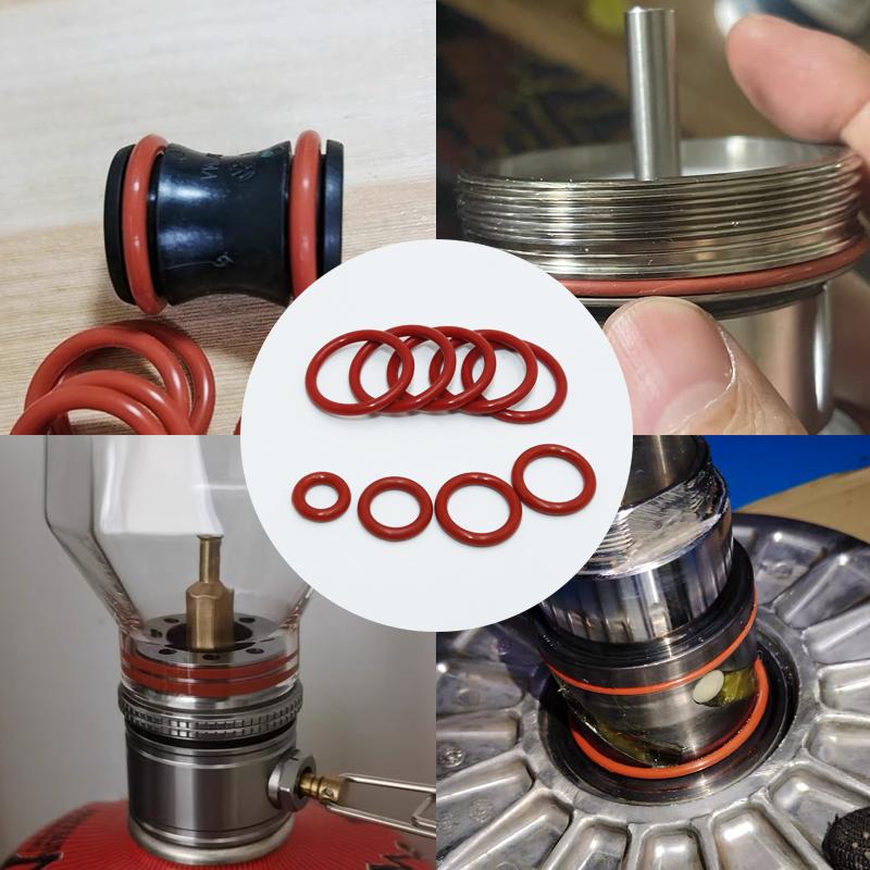 Silicone O Ring CS 1/1.5/2.0/2.4/3.1mm Sealing Washer VMQ O-ring Plumbing Gasket Oil Resistant Temperature Car Oring