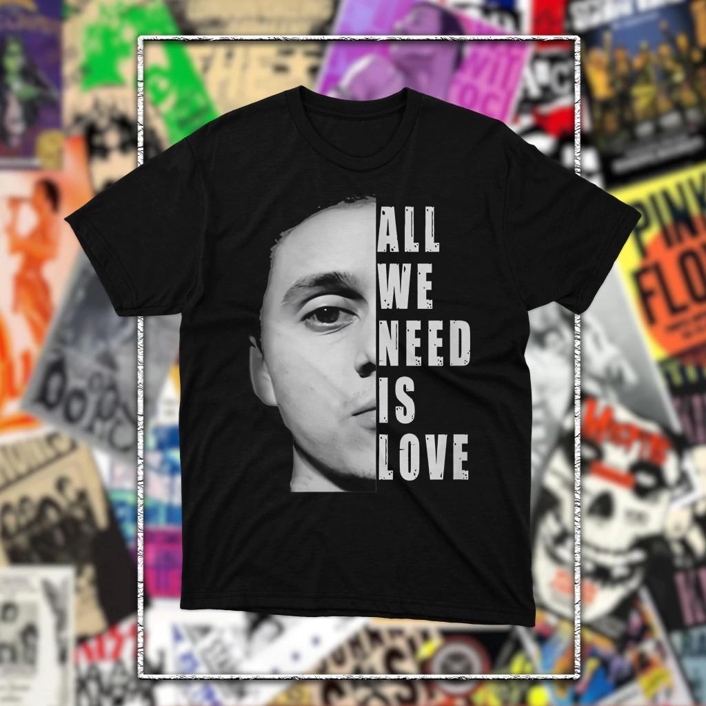 Canserbero All We Need is Love graphic Vintage Unisex T Shirt Unisex Cotton Short Sleeve Yk Oversized Streetwear Tee Women Tops