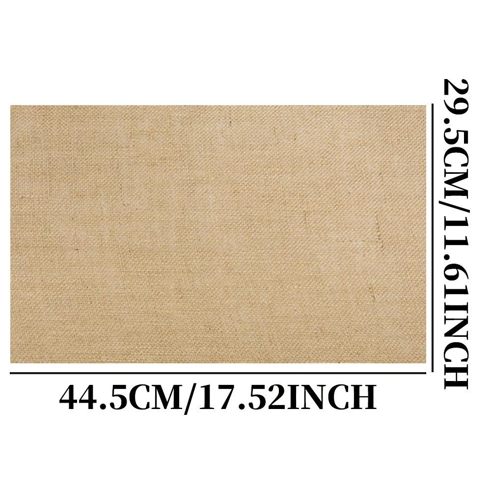 Jute woven western food placemat, household wear-resistant non-slip light luxury placemat, suitable for living room hotel restaurant wedding