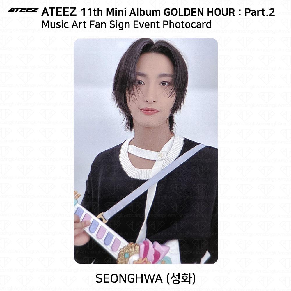ATEEZ Golden Hour Part.2 Music Art Fan Sign Event Photocard