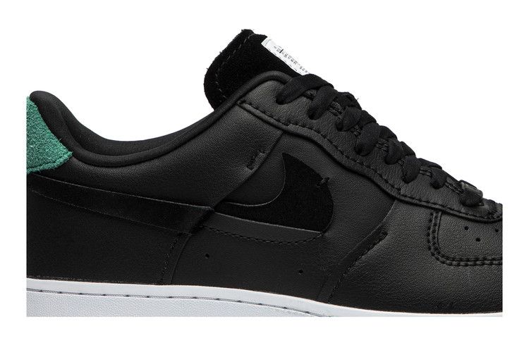 Women's Sneakers Nike Air Force 1 LX Inside Out Black (Women's) Black/Anthracite-Mystic Green-Dark Sulfur