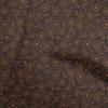 Cotton Flex Brown Fabric Floral Craft Projects Decor Fabric Printed By The Yard 40 Inch
