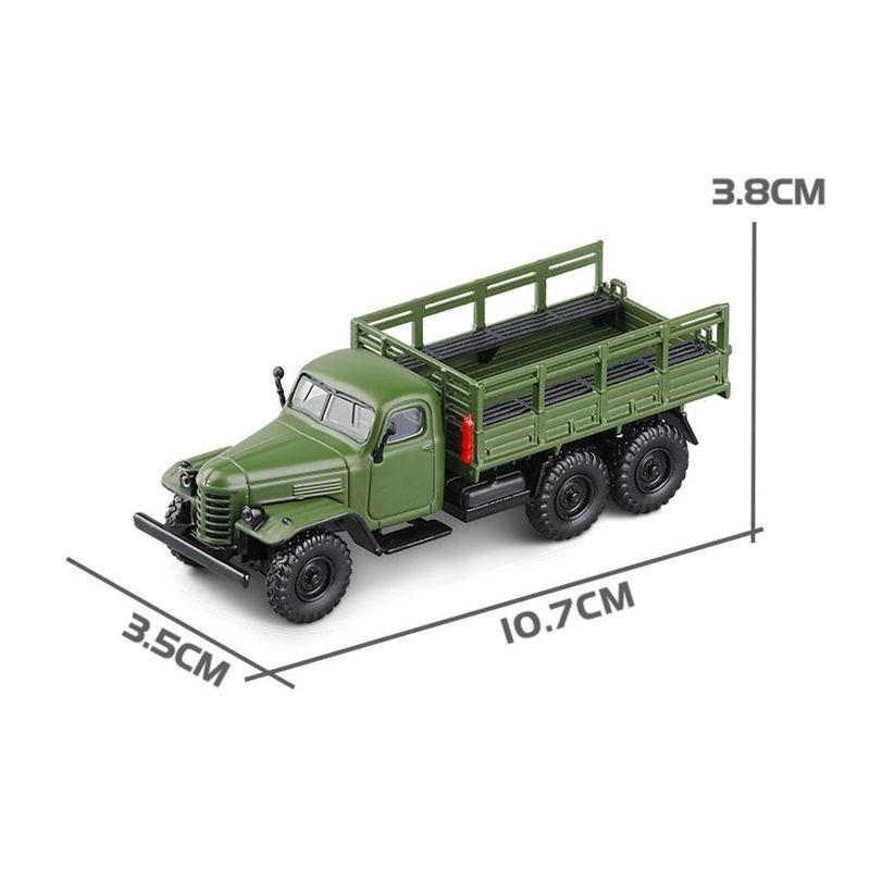 1/64 FAW CA30 Военный транспортный грузовик 1/64 JKM Литая игрушечная машинка Модель автомобиля Классический Металлический коллекционный подарок из цинкового сплава для ребенка