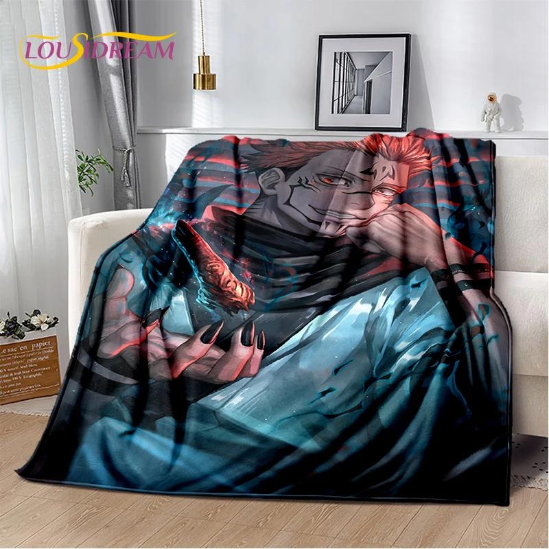 3D Jujutsu Kaisen аниме мультфильм Itadori Yuji мягкое фланелевое одеяло, плед одеяло удобное одеяло для пикника кровати дивана дома