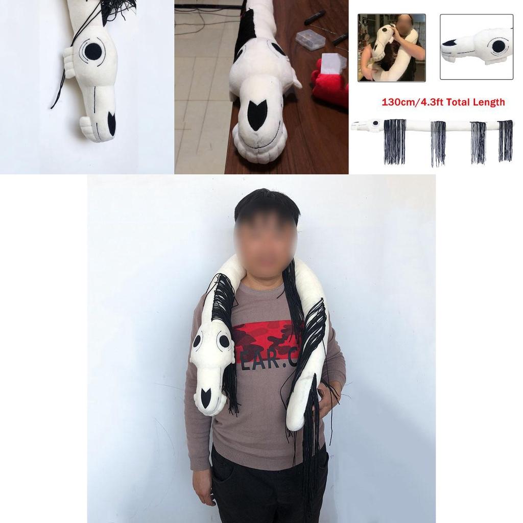 Огромная 130 см Длинная Плюшевая Игрушка Лошадь Тревор Лошадь Мечты Мягкая и Уютная Кукла