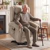 Riser Recliner Chair for Elderly, Electric Power Lift Chair, Khaki