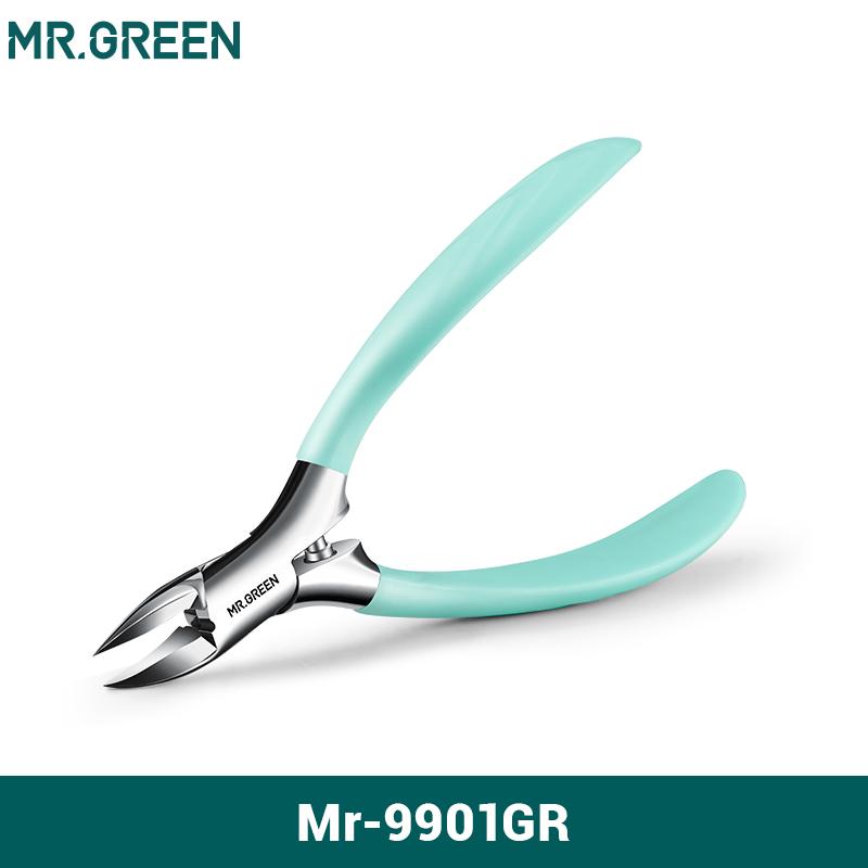 MR.GREEN Кусачки для ногтей на ногах с защитой от брызг для вросших ногтей Локтевые кусачки Профессиональные инструменты для педикюра Нержавеющая сталь