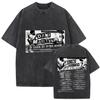 Vintage Washed Dani Martin Lo Que Me De La Gana Album  Graphic TShirt Men Women Gothic Fashion Washed Vintage Loose soft