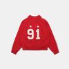 Korean Badblood BCAC Series American Spicy Girl Red Women's Knitted Cardigan
