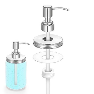 1 упаковка Mason Jar сироп дозатор для 2.56-дюймовых стеклянных банок пищевой нержавеющей стали водонепроницаемый