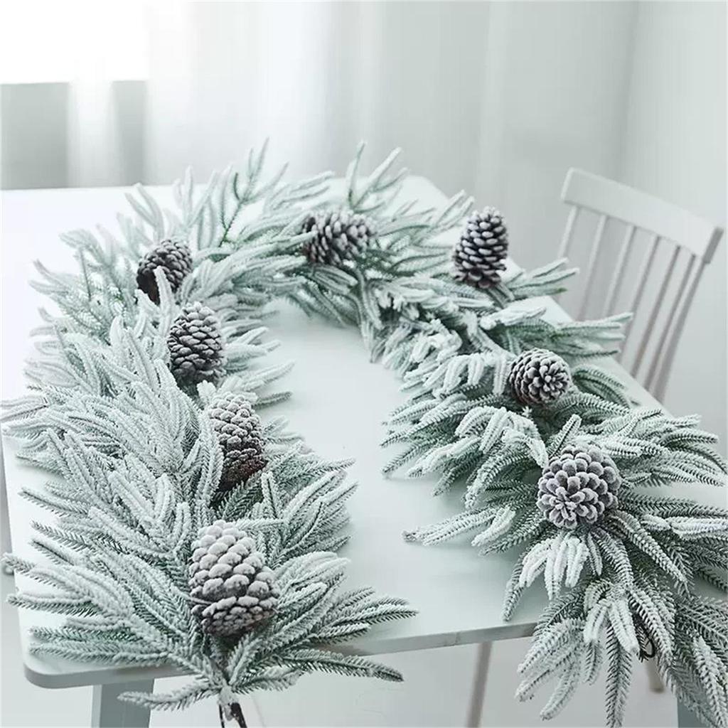 Christmas Wreath Vine: Door and Window Hanging Ornament for Festive Decor